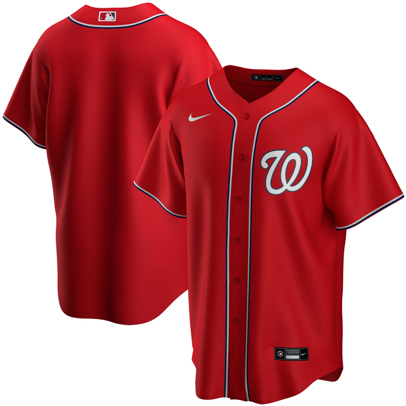 Youth Washington Nationals Nike Red Alternate 2020 Replica Team Jersey ->youth mlb jersey->Youth Jersey